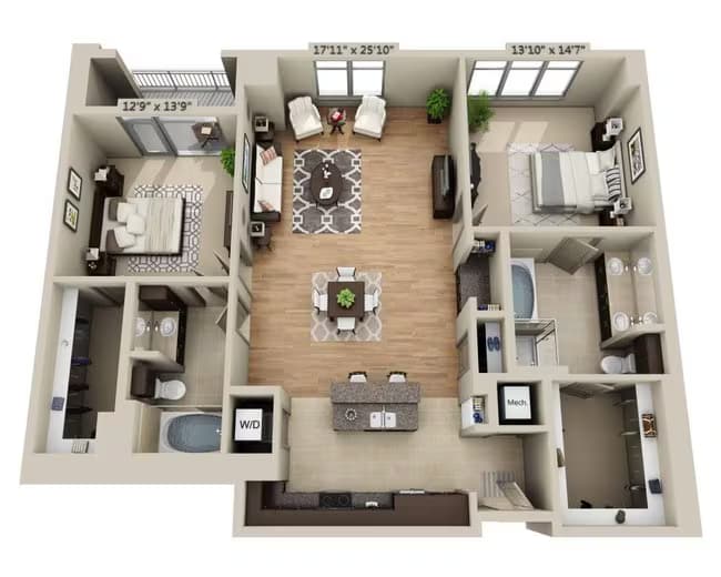 Floorplan O 317 floor plan