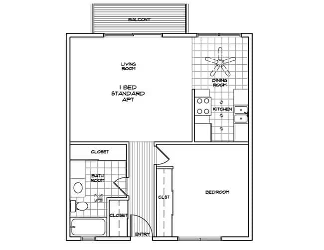 Standard floor plan