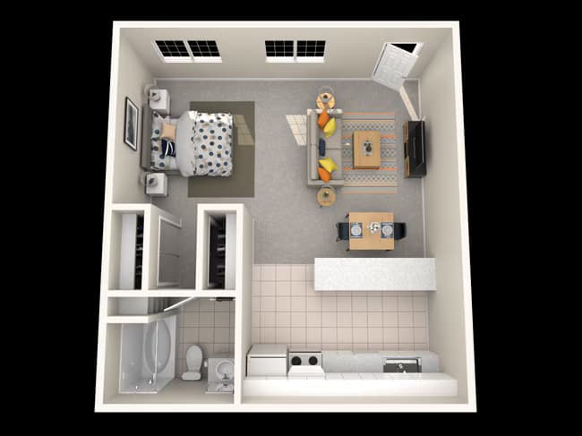 Studio 290 floor plan