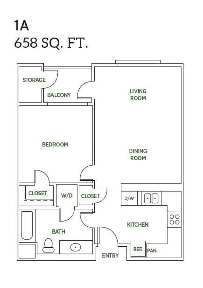 1A 420 floor plan