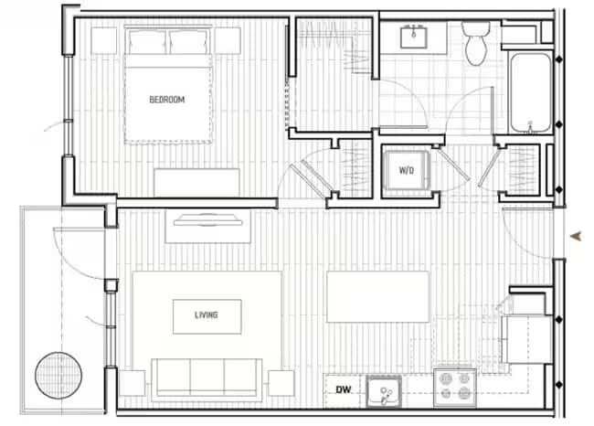 A1 512 floor plan