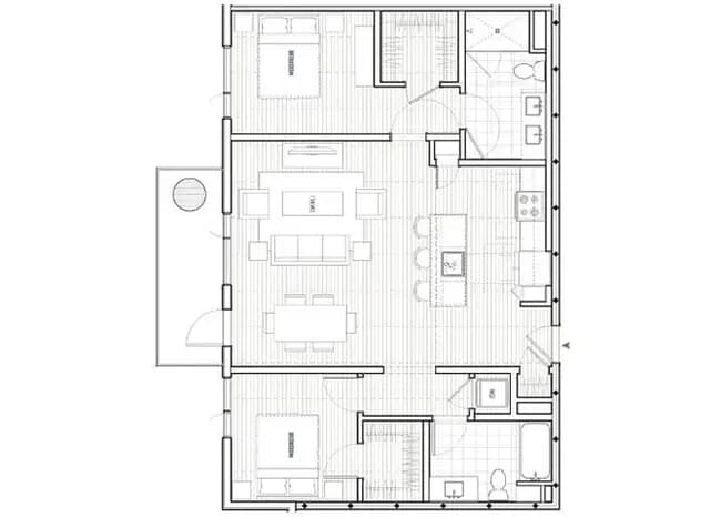 B1 401 floor plan