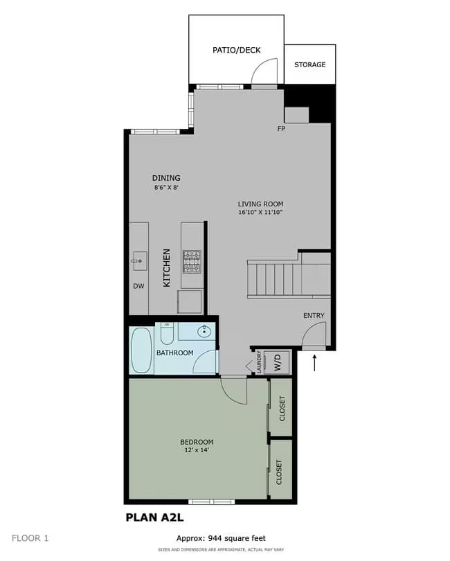 Plan A2L 7303-7303K floor plan