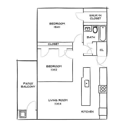 Redwood 133 floor plan