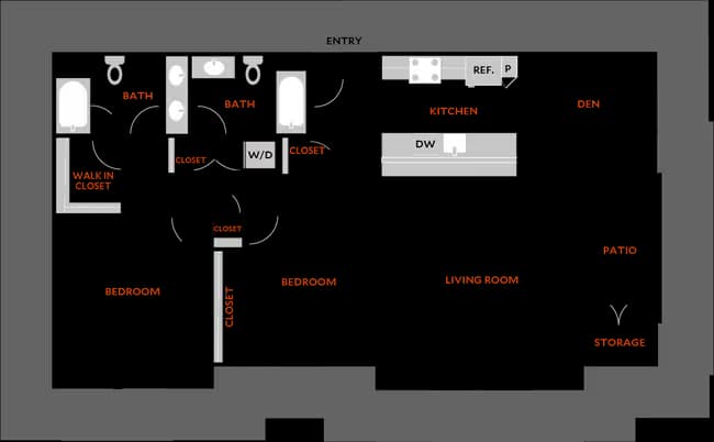 Plan 2G 403 floor plan