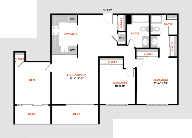 Plan 2C 210 floor plan