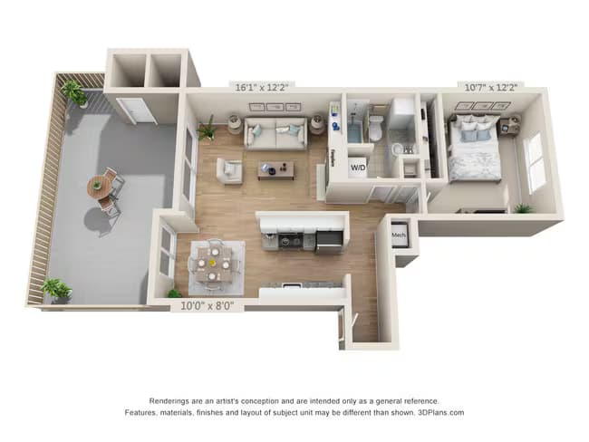 B floor plan