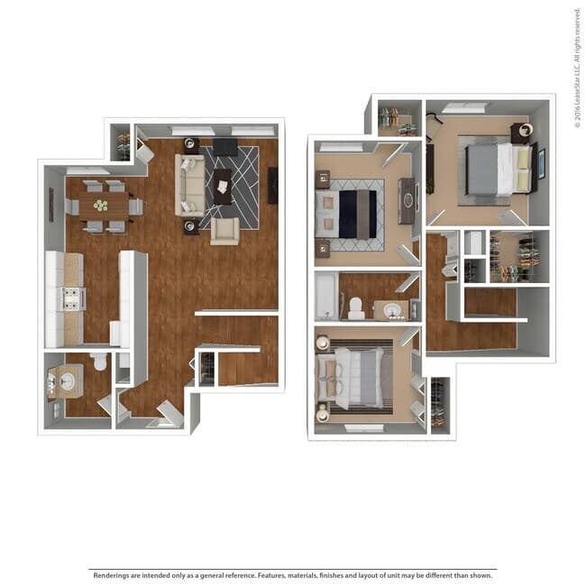 Large 3 Bed 1.5 Bath 5512 floor plan