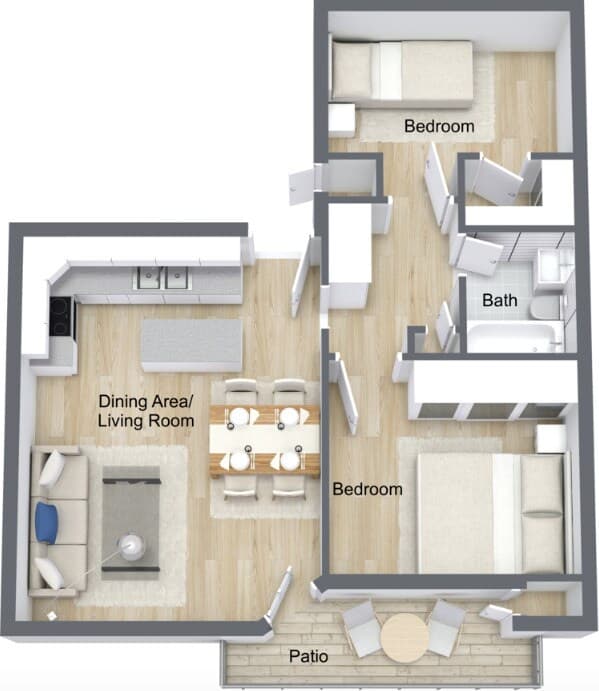 Elder 70-2B floor plan