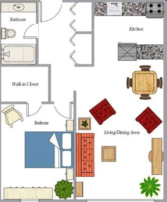 A1 floor plan